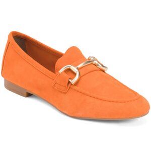 PARROTTO Suede Loafers With Metal Strap Accent **Ne win Box